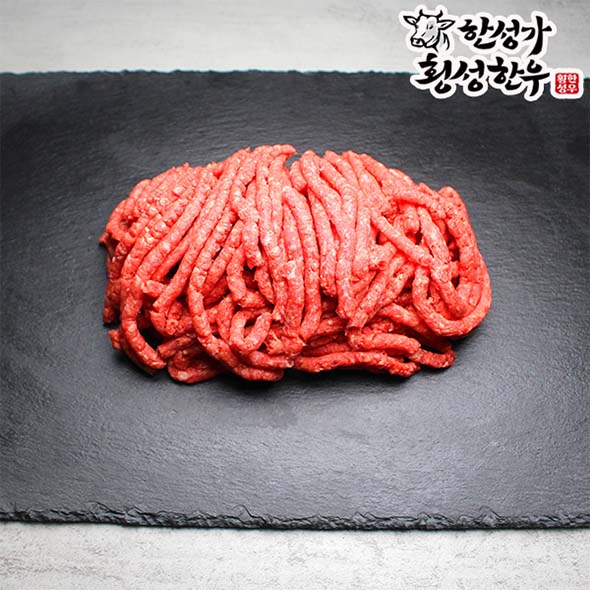 [한성가횡성한우]정품 횡성한우 1+등급 다짐육 300g